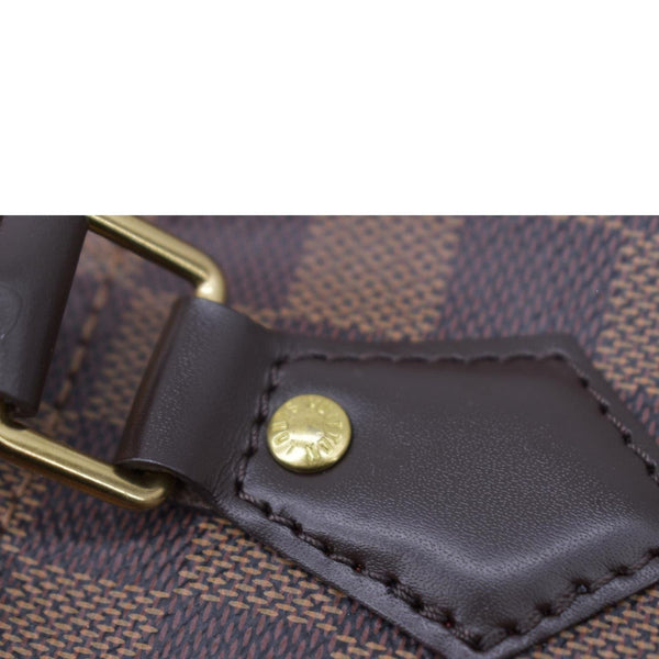 LOUIS VUITTON  Speedy 35 Damier Ebene Satchel Bag Brown