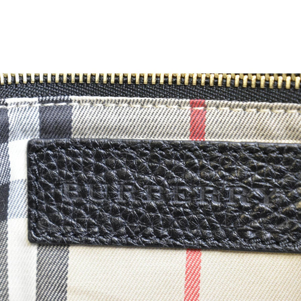 BURBERRY Classic Vintage Check Canvas Tote Bag Light Pink