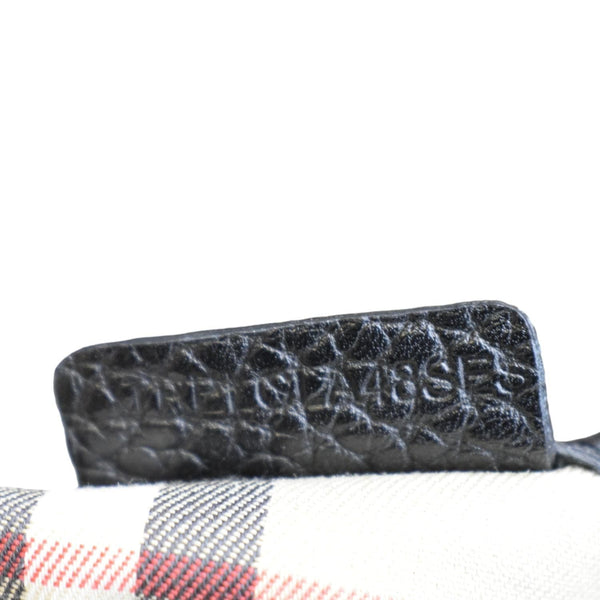 BURBERRY Classic Vintage Check Canvas Tote Bag Light Pink