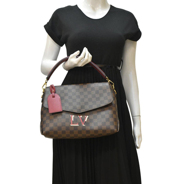 LOUIS VUITTON Beaubourg Damier Ebene Shoulder Bag Brown