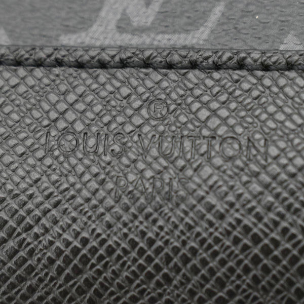 LOUIS VUITTON Duo Sling Taigarama Backpack Bag Black