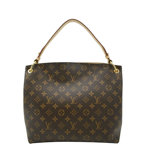 LOUIS VUITTON Graceful PM Monogram Canvas Hobo Shoulder Bag Brown