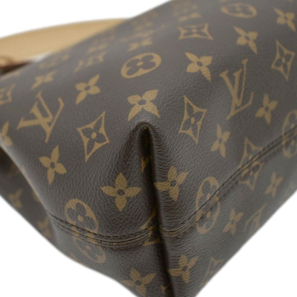 LOUIS VUITTON Graceful PM Monogram Canvas Hobo Shoulder Bag Brown
