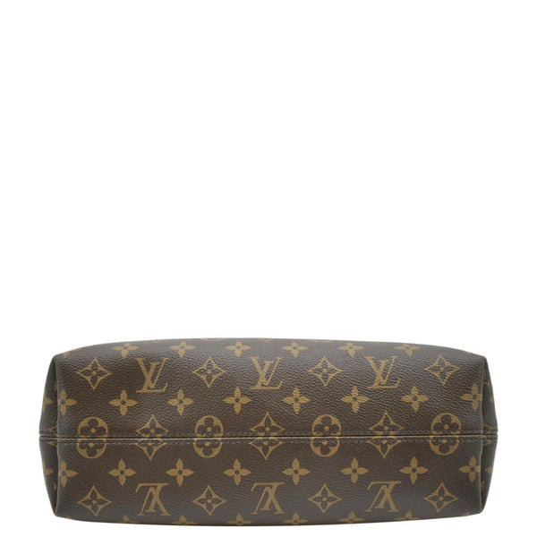 LOUIS VUITTON Graceful PM Monogram Canvas Hobo Shoulder Bag Brown