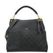 LOUIS VUITTON Maida Monogram Empreinte Leather Hobo Shoulder Bag Black