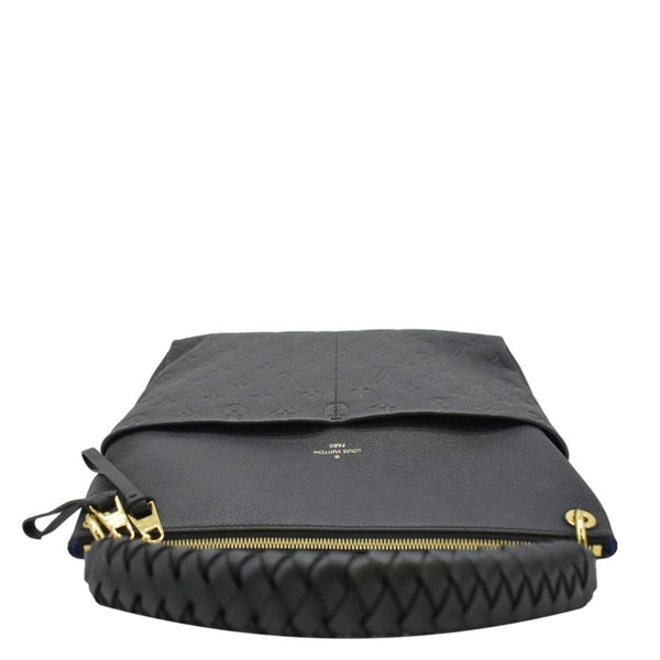 LOUIS VUITTON Maida Monogram Empreinte Leather Hobo Shoulder Bag Black