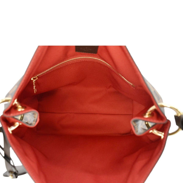 LOUIS VUITTON Graceful PM Monogram Canvas Hobo Shoulder Bag Brown