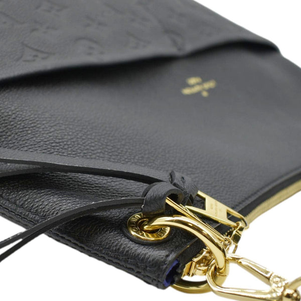 LOUIS VUITTON Maida Monogram Empreinte Leather Hobo Shoulder Bag Black