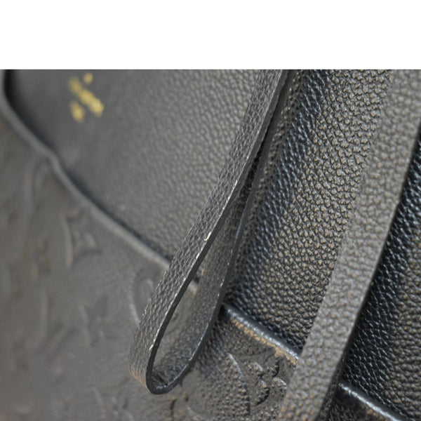 LOUIS VUITTON Maida Monogram Empreinte Leather Hobo Shoulder Bag Black