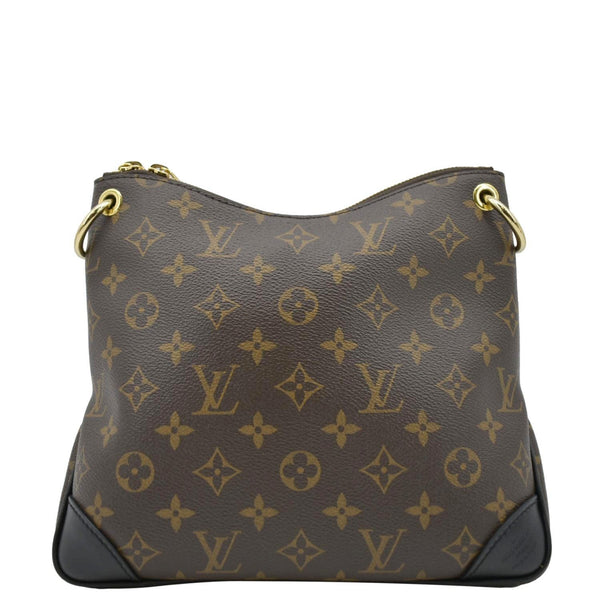 LOUIS VUITTON Odeon NM PM Monogram Canvas Shoulder Bag Brown