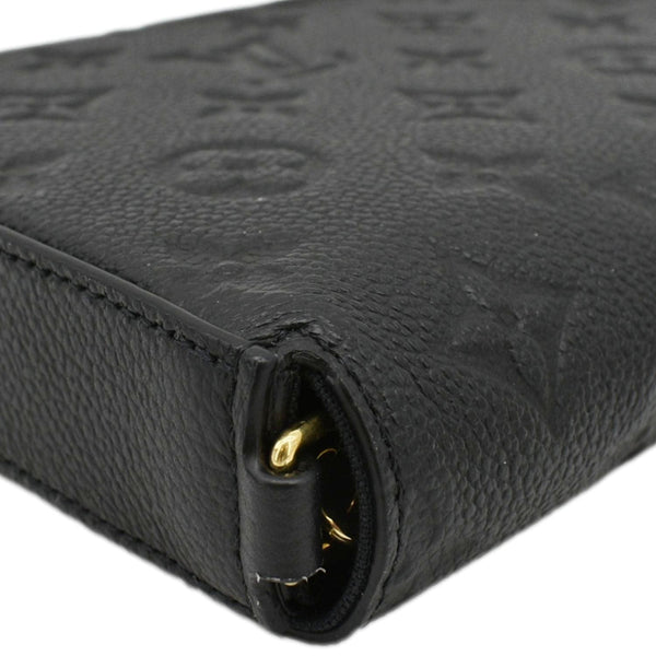 LOUIS VUITTON Felicie Monogram Empreinte Pochette Shoulder Bag Black