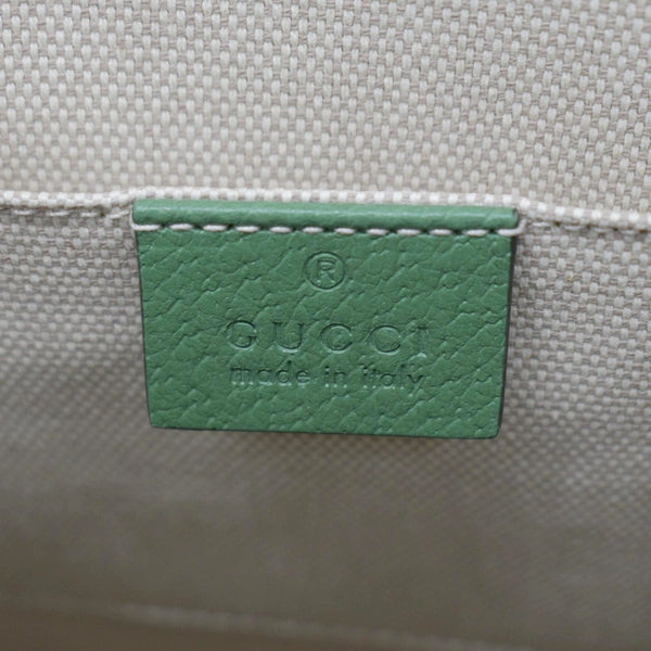 GUCCI Capri Striped Drawstring Woven fabric Bucket Backpack Bag Multicolor 663665