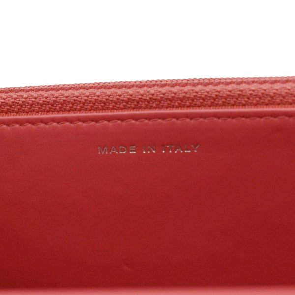 CHANEL WOC Quilted Patent Leather Crossbody Bag Red