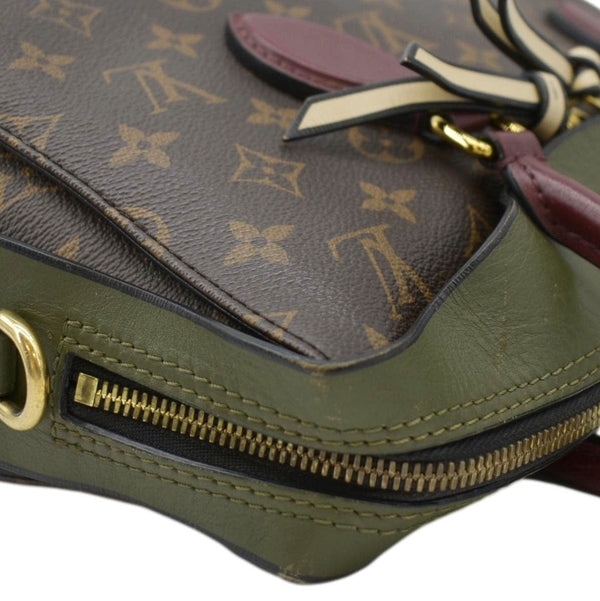 LOUIS VUITTON Tuileries Monogram Canvas Tote Shoulder Bag Brown