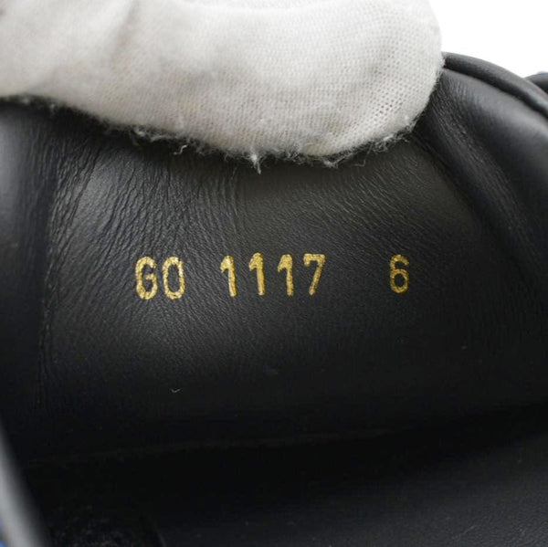 LOUIS VUITTON Runaway Trainer Damier Leather Sneakers Blue US 6