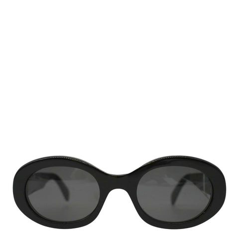 CELINE Triomphe 01 Acetate Sunglasses Black