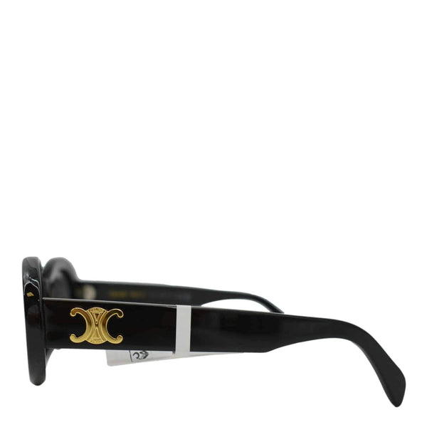 CELINE Triomphe 01 Acetate Sunglasses Black