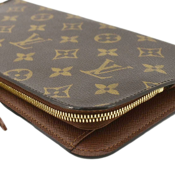 LOUIS VUITTON Insolite Monogram Canvas Organizer Wallet Brown