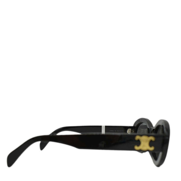 CELINE Triomphe 01 Acetate Sunglasses Black