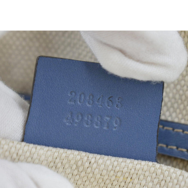 GUCCI GG Supreme Stars Briefcase Bag Beige