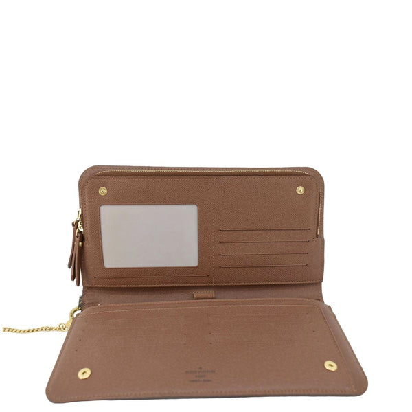 LOUIS VUITTON Insolite Monogram Canvas Organizer Wallet Brown
