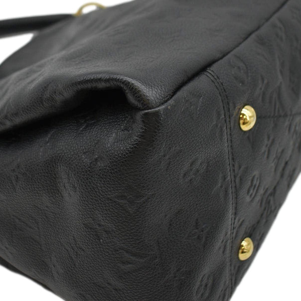 LOUIS VUITTON Artsy MM Monogram Empreinte Leather Shoulder Bag Noir Black