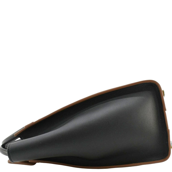 CELINE Luggage Smooth Leather Shoulder Bag Tricolor