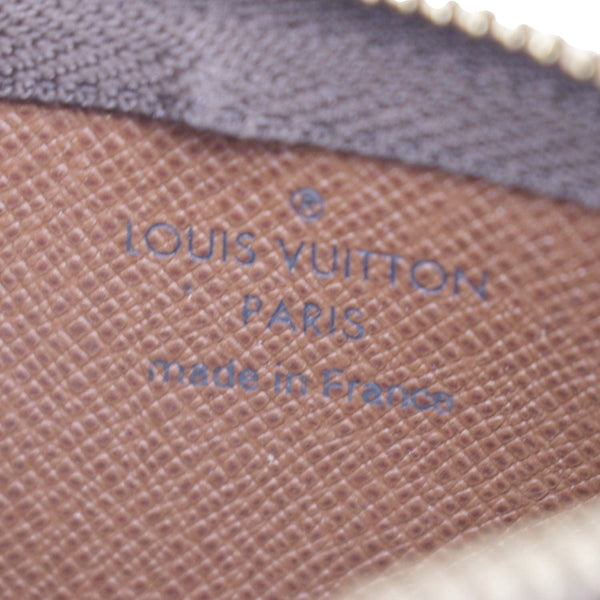 LOUIS VUITTON Brown Coin Case lower rightborder view brand view