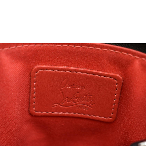 CHRISTIAN LOUBOUTIN Loubilab Leather Messenger Bag Red