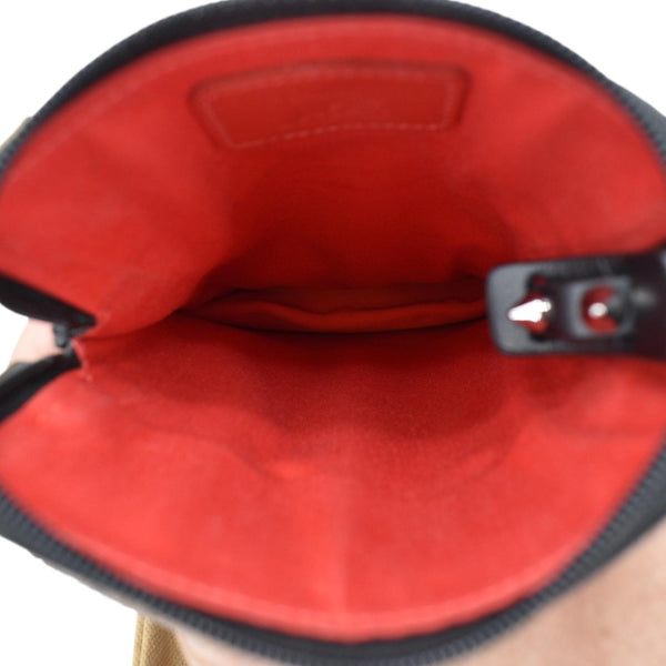 CHRISTIAN LOUBOUTIN Loubilab Leather Messenger Bag Red