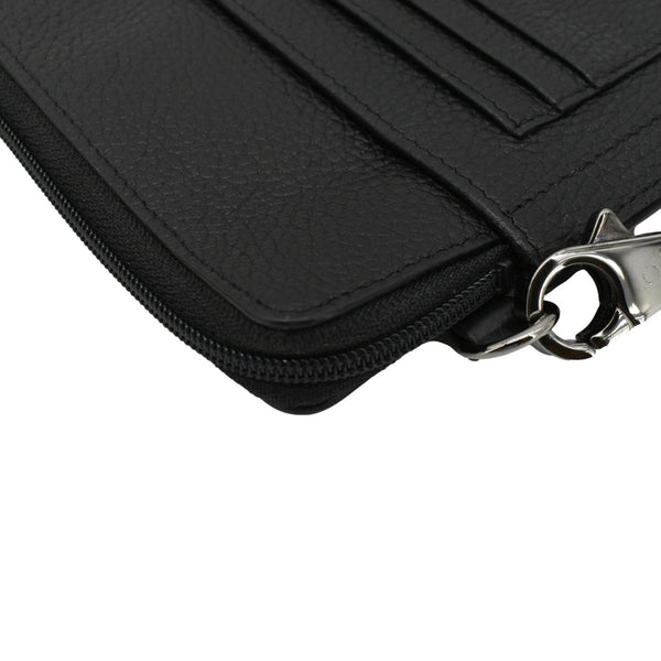 CHRISTIAN LOUBOUTIN Loubilab Leather Messenger Bag Red