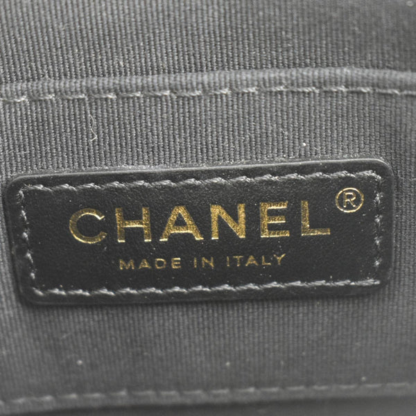 CHANEL Side Note Flap Quilted Leather Crossbody Bag Off White