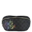 LOUIS VUITTON Rainbow Logo Discovery Damier Graphite BumBag Black