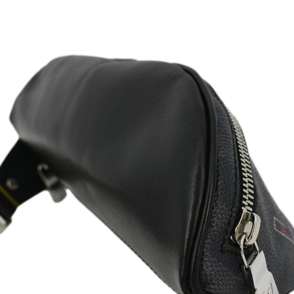 LOUIS VUITTON Rainbow Logo Discovery Damier Graphite BumBag Black