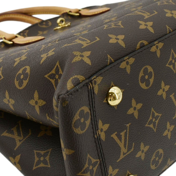 LOUIS VUITTON Flower Zipped Monogram Canvas Tote Bag Brown - RTS
