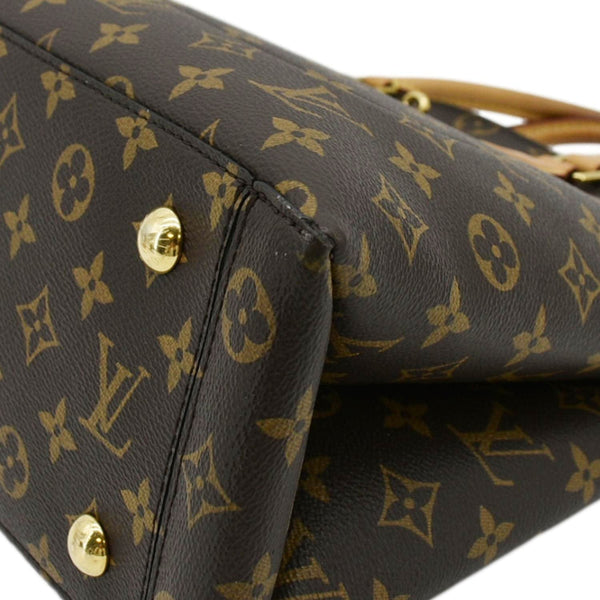 LOUIS VUITTON Flower Zipped Monogram Canvas Tote Bag Brown - RTS