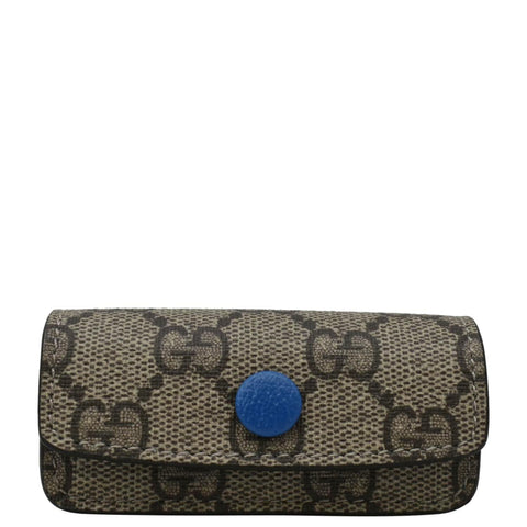 GUCCI GG Coated Canvas Lipstick Case Beige 669984
