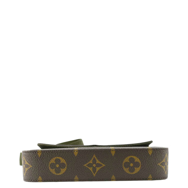 LOUIS VUITTON Felicie Strap & Go Monogram Canvas Crossbody Bag Brown