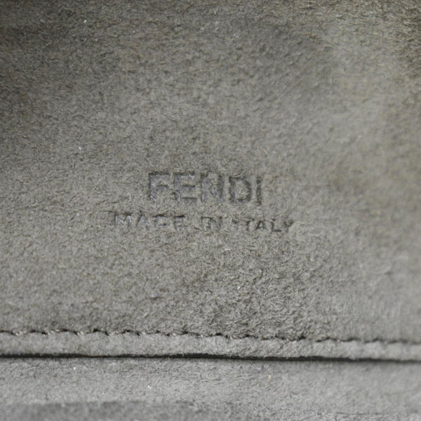 FENDI Baguette Mini Zucca Canvas Shoulder Bag Brown