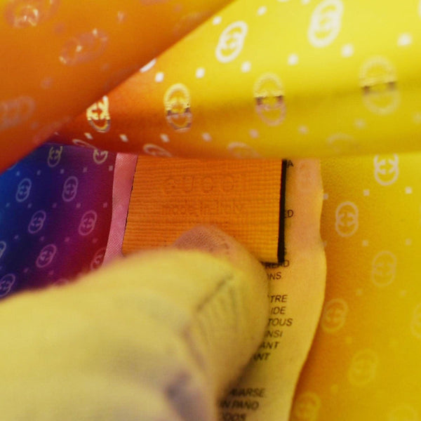 GUCCI Kids Rainbow GG Vinyl Tote Bag Multicolor 550763