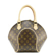 LOUIS VUITTON Ellipse PM Monogram Canvas Satchel Bag Brown