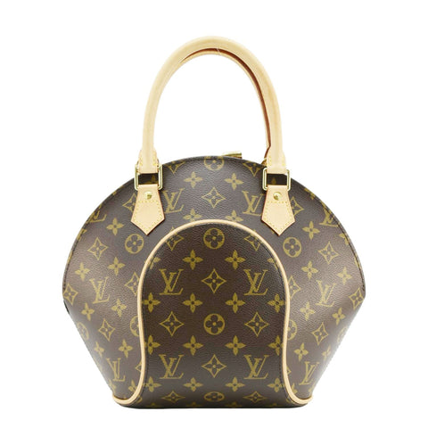 LOUIS VUITTON Ellipse PM Monogram Canvas Satchel Bag Brown