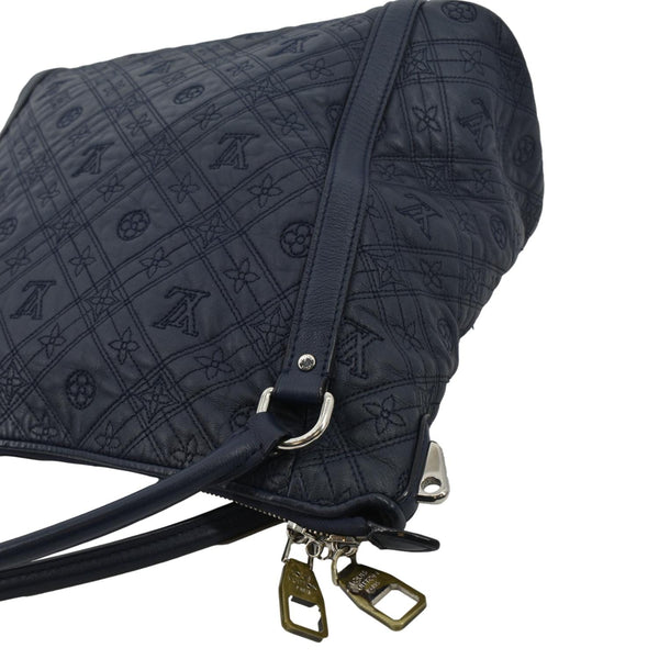 LOUIS VUITTON Antheia Ixia MM Leather Shoulder Bag Blue