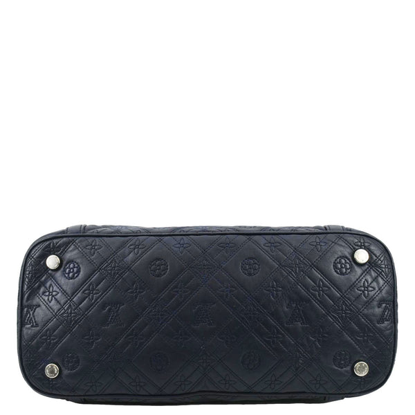 LOUIS VUITTON Antheia Ixia MM Leather Shoulder Bag Blue