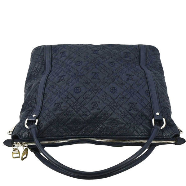 LOUIS VUITTON Antheia Ixia MM Leather Shoulder Bag Blue