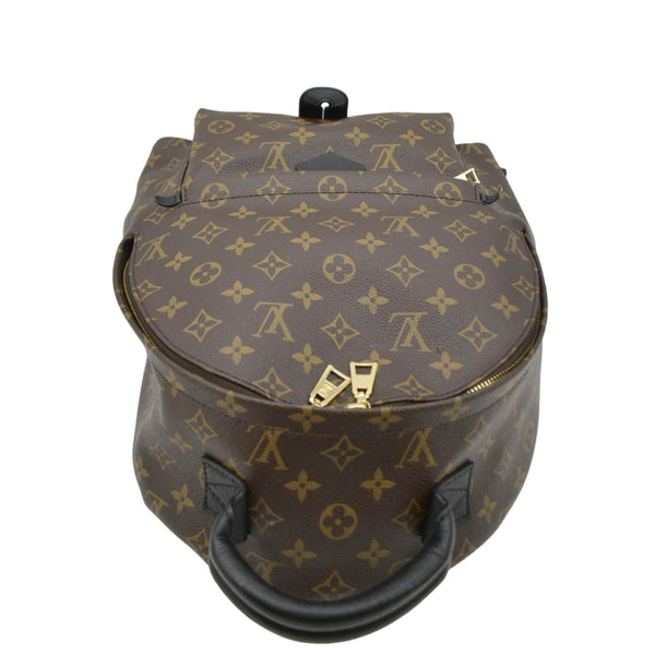 LOUIS VUITTON Palm Springs MM Monogram Canvas Backpack Brown