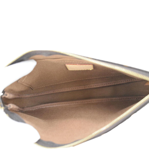 LOUIS VUITTON Multi Pochette Accessoires Monogram Canvas Crossbody Bag Olive