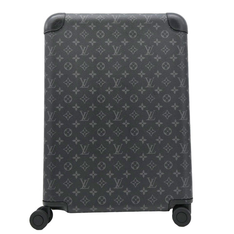 LOUIS VUITTON Horizon 55 Monogram Eclipse Canvas Rolling Suitcase Black