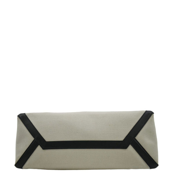 VALENTINO GARAVANI VLNT Small Canvas Tote Bag Cream