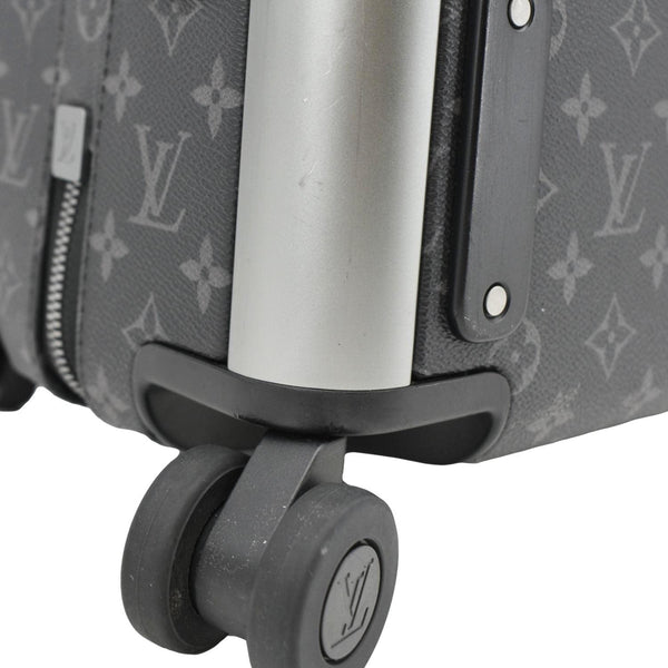 LOUIS VUITTON Horizon 55 Monogram Eclipse Canvas Rolling Suitcase Black